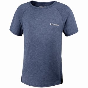 Columbia Silver Ridge II™ Kortärmad T-Shirt Flickor Marinblå (AHEXZ4286)